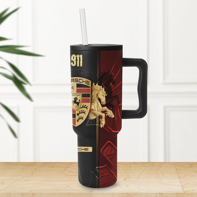 911 Art 40oz Vacuum Insulated Trek Tumbler