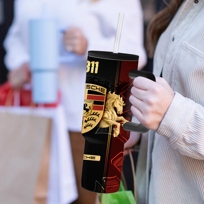911 Art 40oz Vacuum Insulated Trek Tumbler