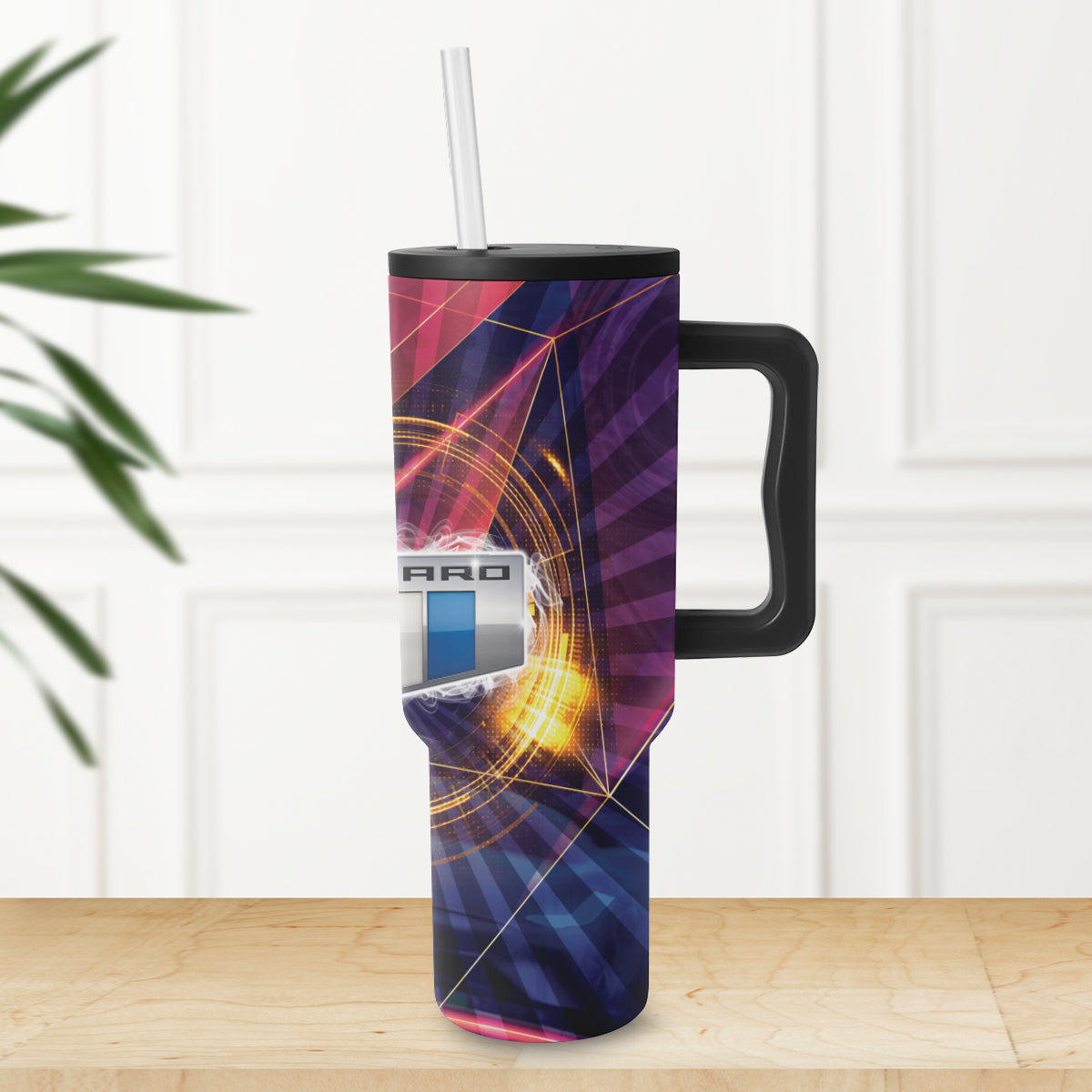 Camaro Art 40oz Vacuum Insulated Trek Tumbler