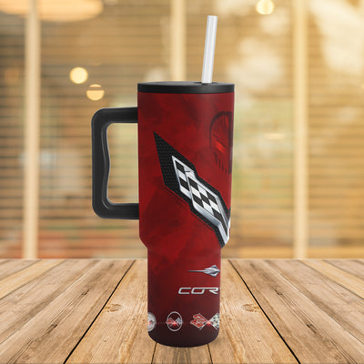 Vette Art 40oz Vacuum Insulated Trek Tumbler