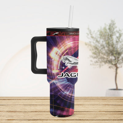 Jaguar Art 40oz Vacuum Insulated Trek Tumbler