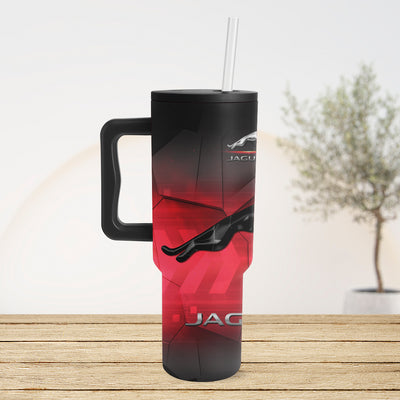 Jaguar Art 40oz Vacuum Insulated Trek Tumbler