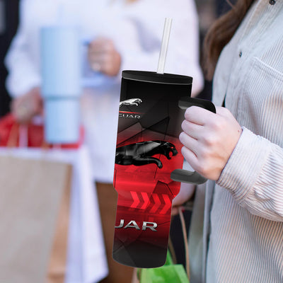Jaguar Art 40oz Vacuum Insulated Trek Tumbler