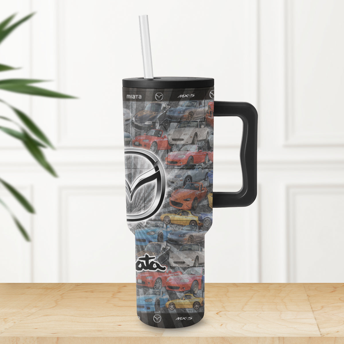 Miata Art 40oz Vacuum Insulated Trek Tumbler