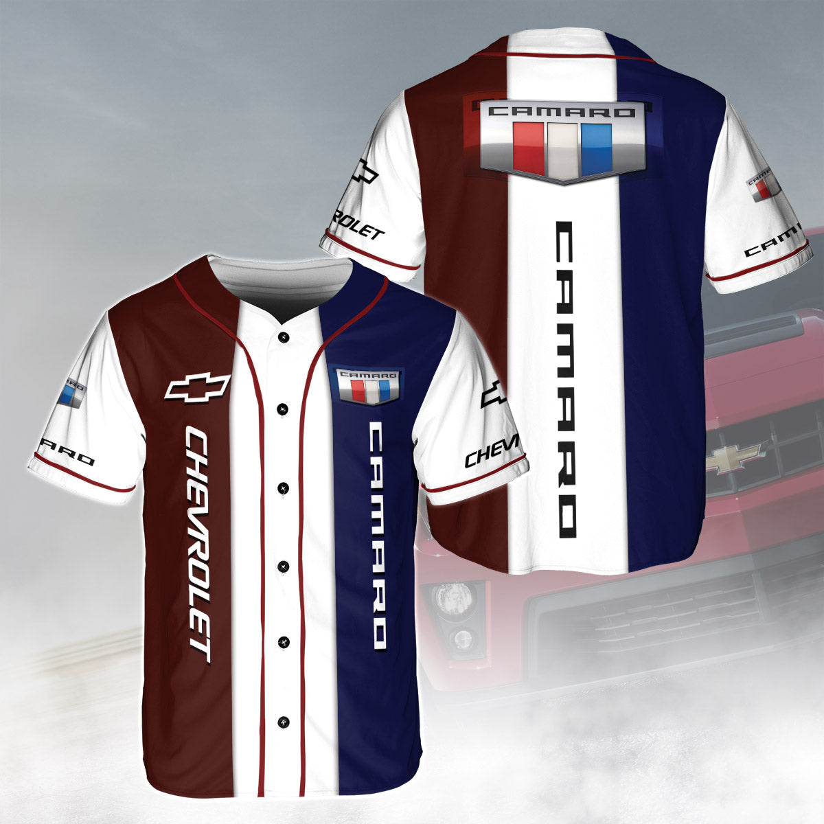 Camaro All Over Print Baseball Jersey