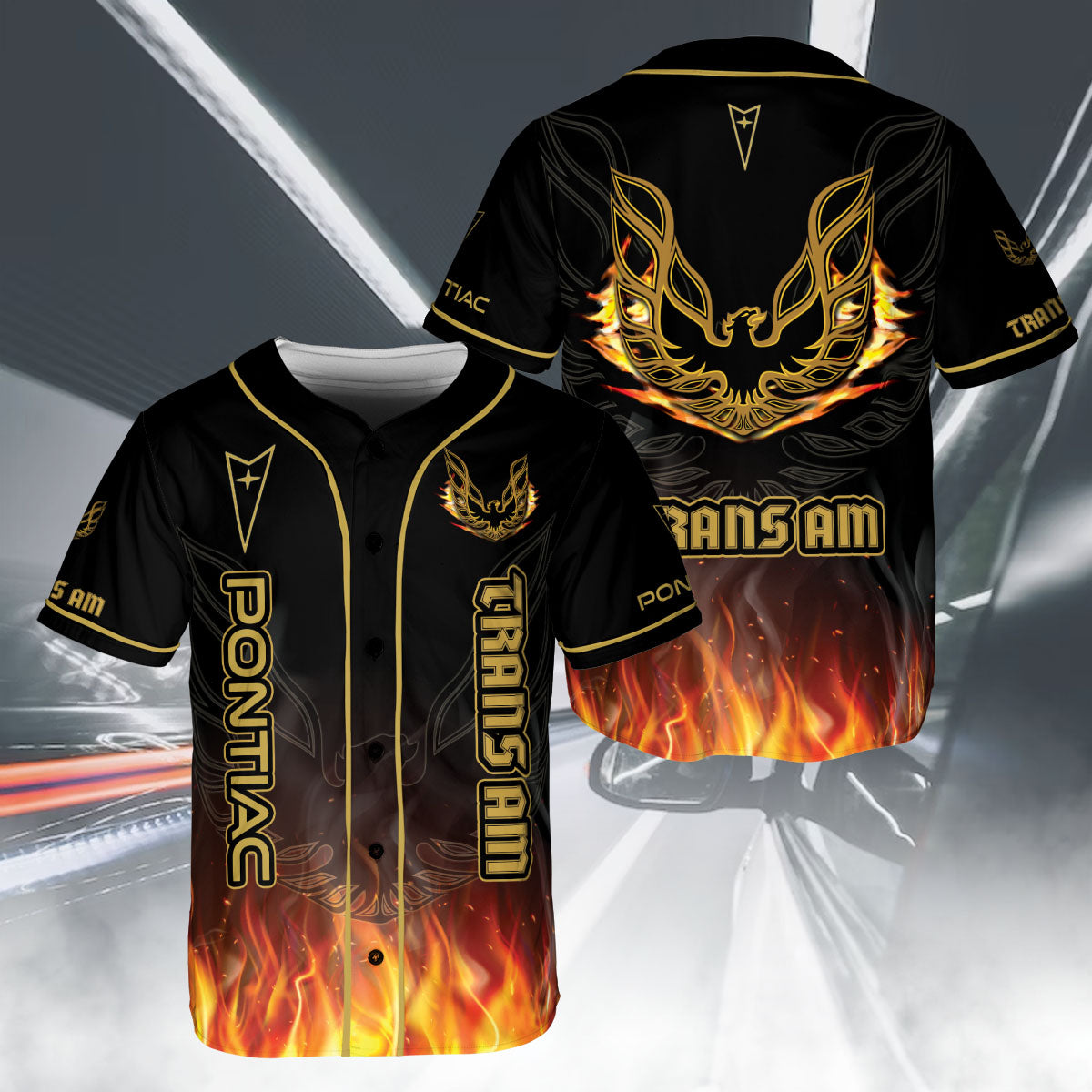 Firebird/Trans Am All Over Print Baseball Jersey