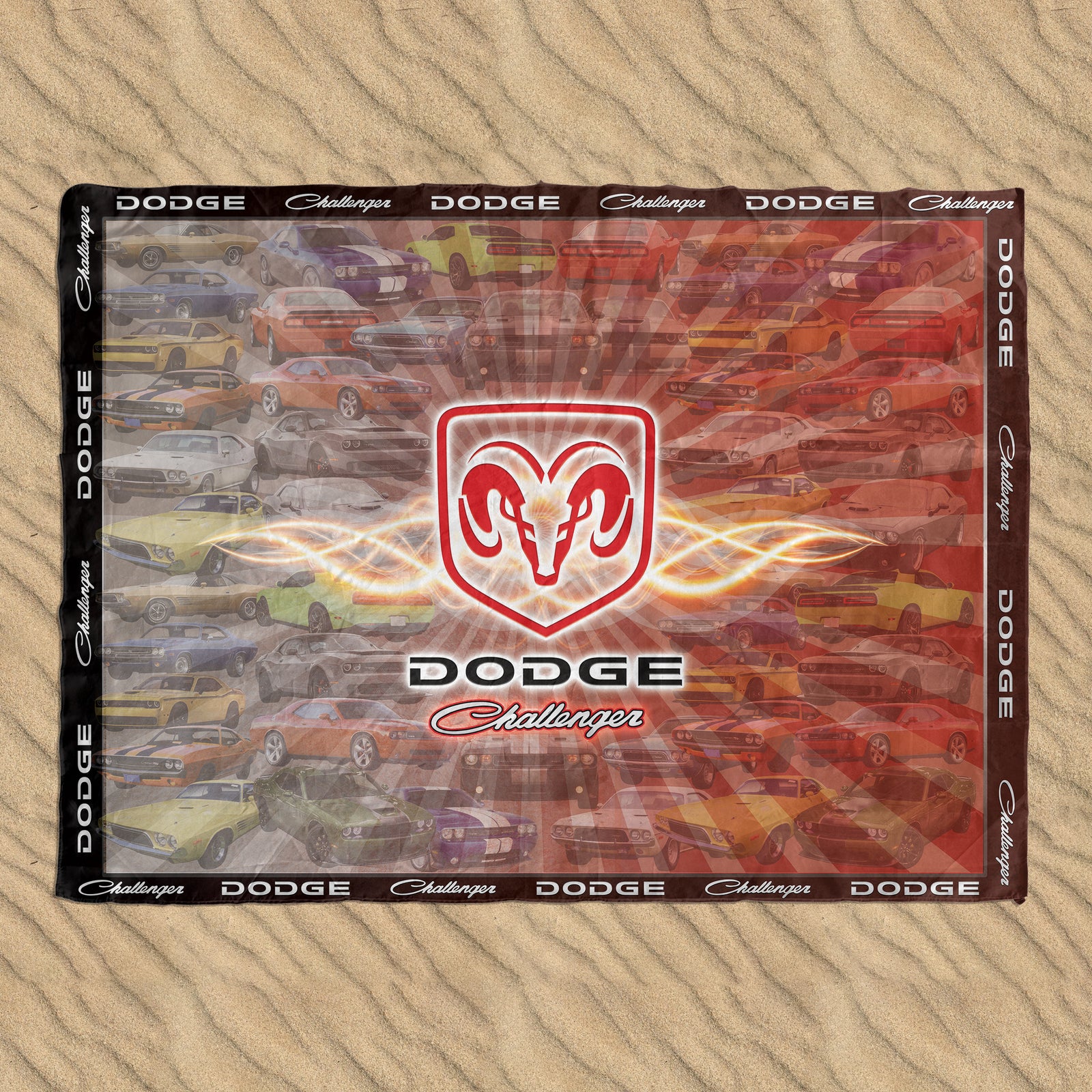 Challenger Collection Art Sand-proof Beach Blanket