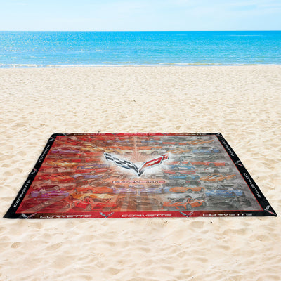 Vette Collection Art Sand-proof Beach Blanket