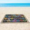 Godzilla Collection Art Sand-proof Beach Blanket