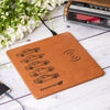 Challenger Silhouette Leather Wireless Phone Charging Mat