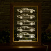 Challenger Silhouette Collection Framed Led Night Light