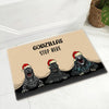 2023 Godzilla Christmas Decoration Doormat