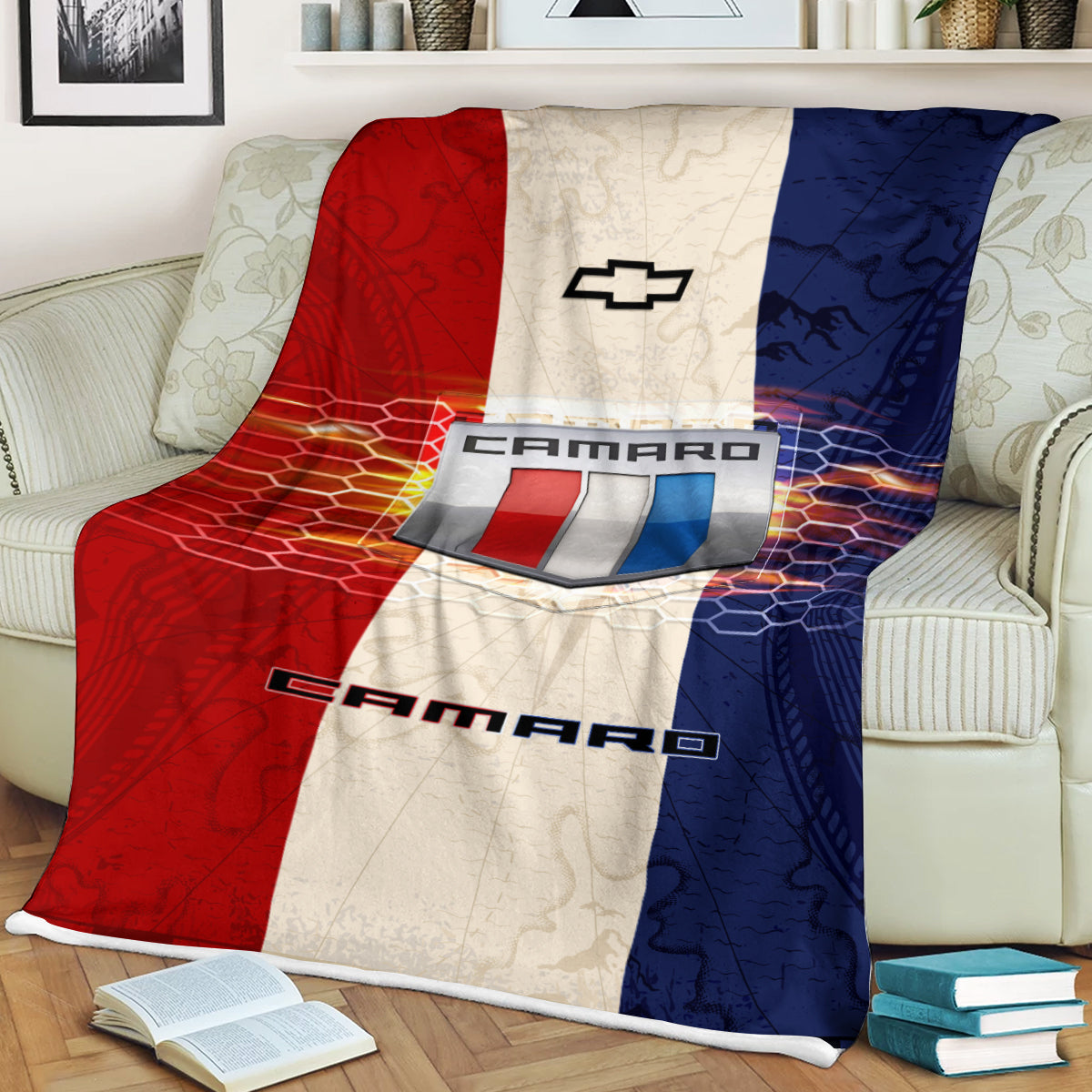 Camaro Decoration Art Soft Plush Fleece Blanket