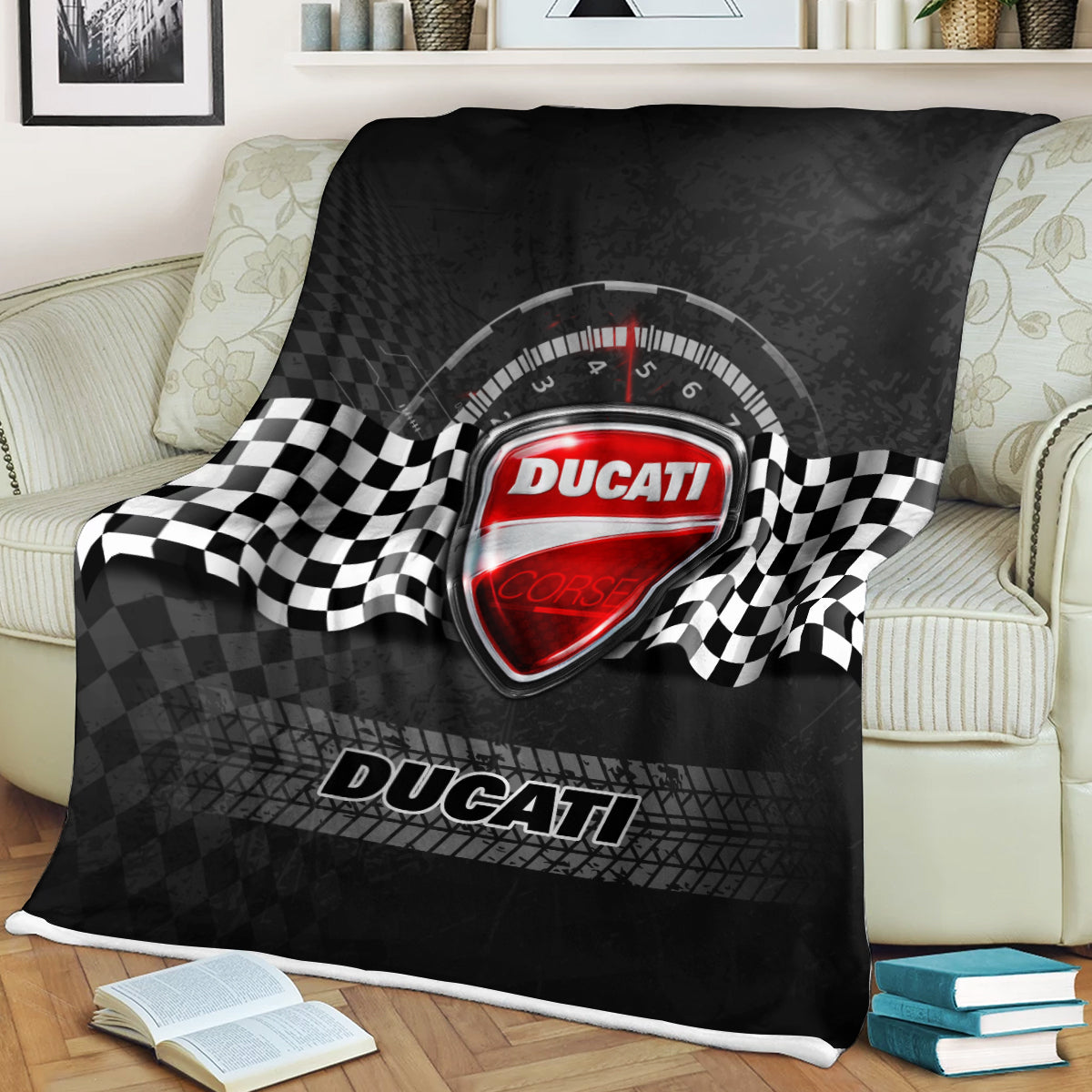 Ducati Decoration Art Soft Plush Fleece Blanket