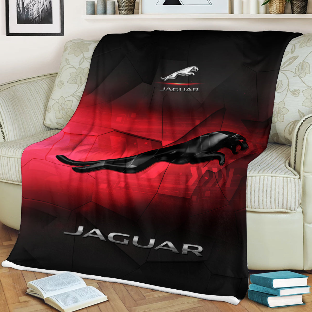 Jaguar Decoration Art Soft Plush Fleece Blanket