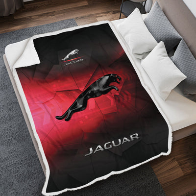 Jaguar Decoration Art Soft Plush Fleece Blanket