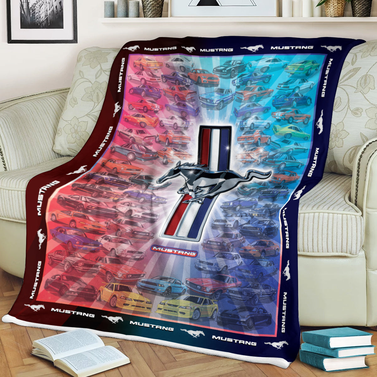 Mustang New Collection Art Fleece Blanket