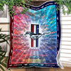 Mustang New Collection Art Fleece Blanket