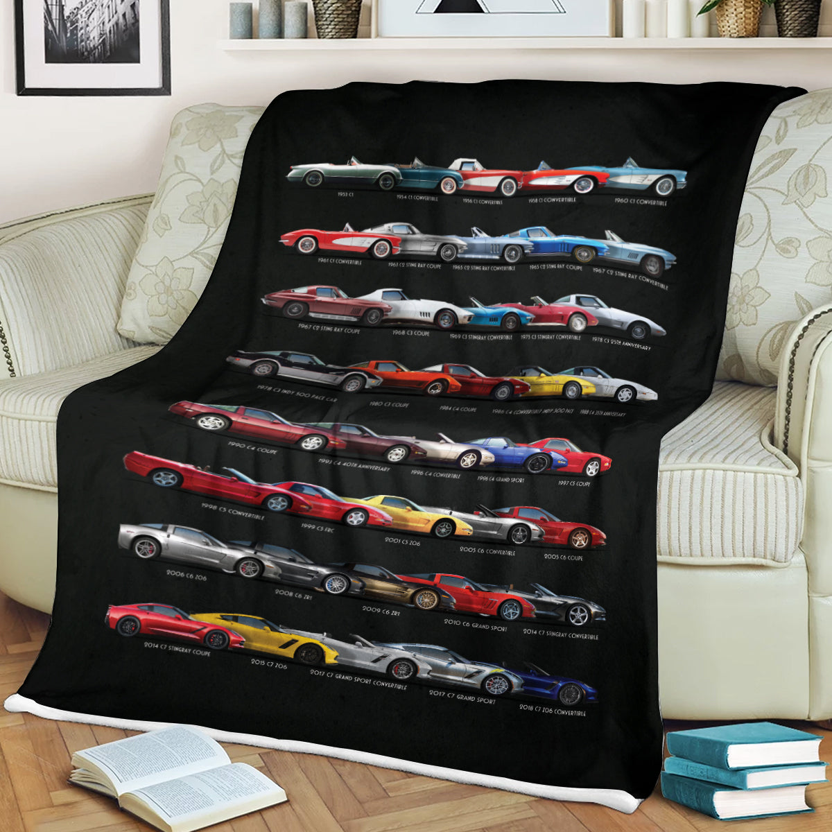 Vette Collection Art Fleece Blanket