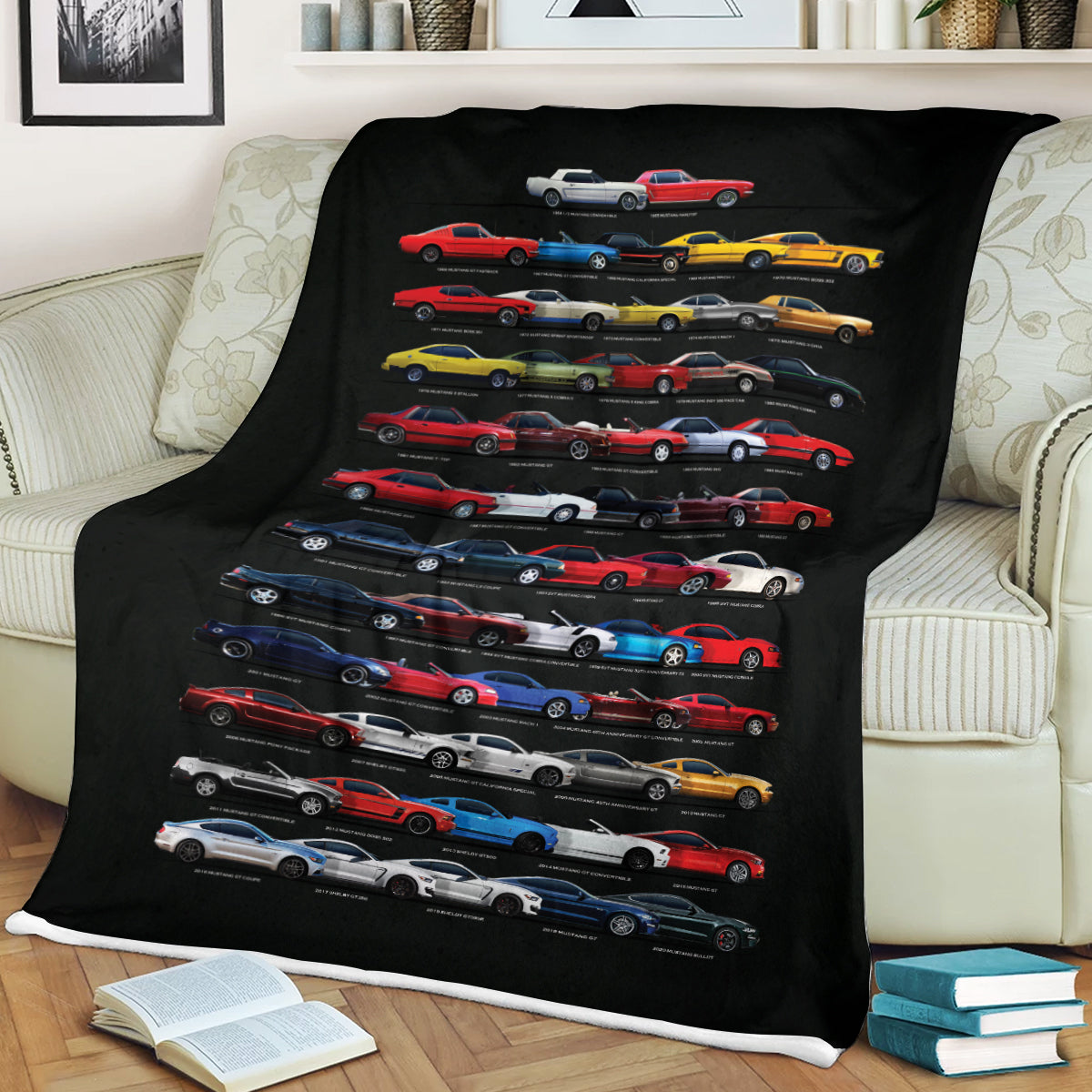 Mustang Collection Art Fleece Blanket