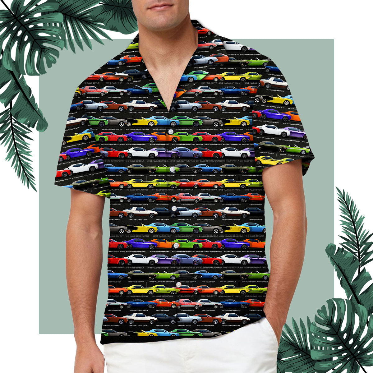 Challenger Side Collection Hawaiian Shirt - Challenger Aloha Shirt For Beach and Summer