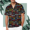 Camaro Side Collection Hawaiian Shirt - Challenger Aloha Shirt For Beach and Summer