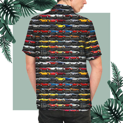 Camaro Side Collection Hawaiian Shirt - Challenger Aloha Shirt For Beach and Summer