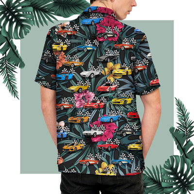 2024 Vette Collection Hawaiian Shirt - Vette Aloha Shirt For Beach and Summer