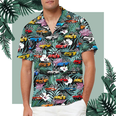 2024 Vette Collection Hawaiian Shirt - Vette Aloha Shirt For Beach and Summer