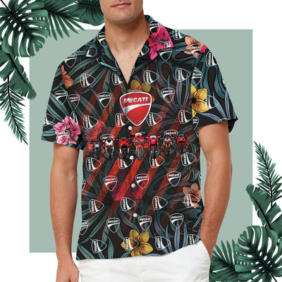 Ducati Evolution Hawaiian Shirt - Ducati Aloha Shirt For Beach and Summer