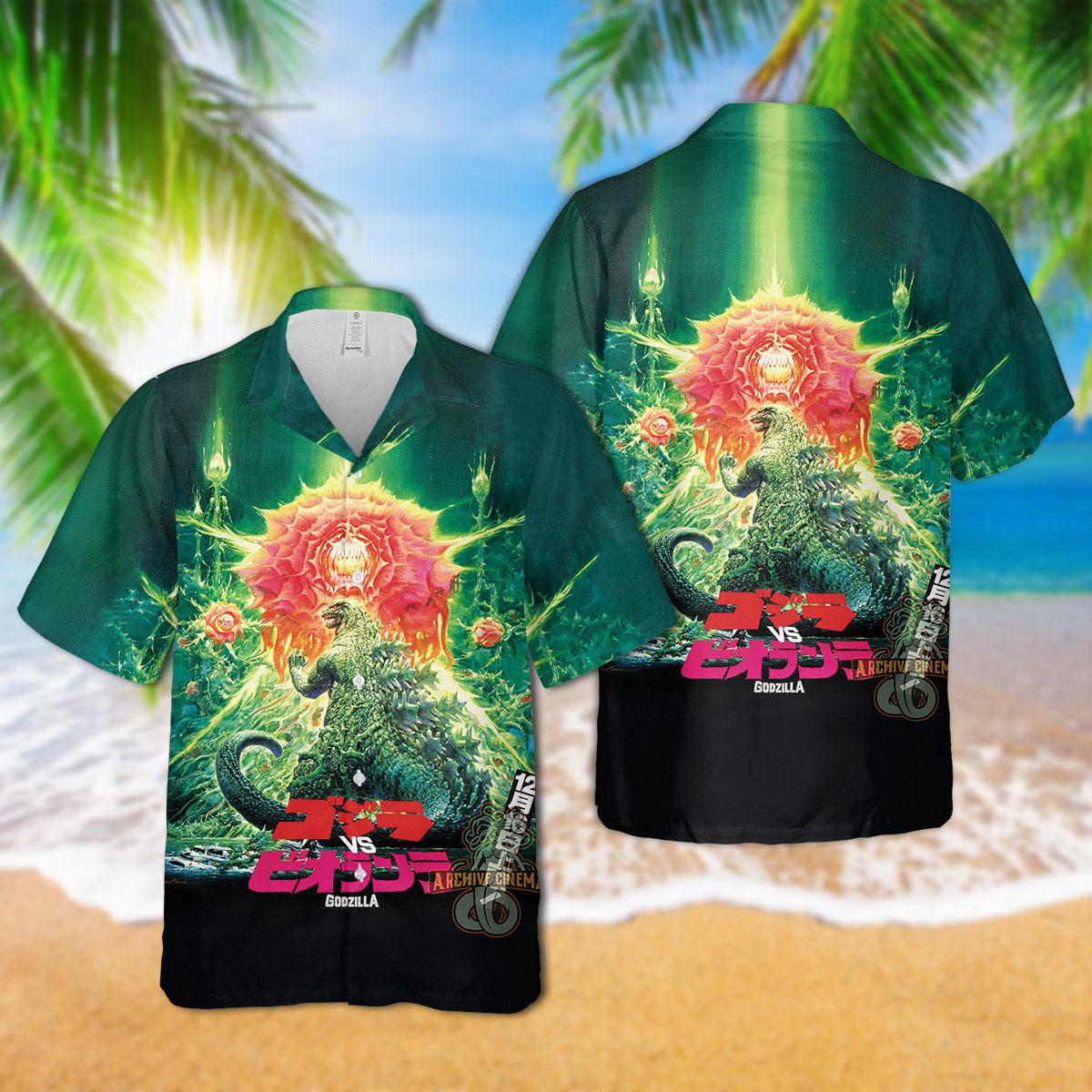 Godzilla Heisei Art Hawaiian Shirt