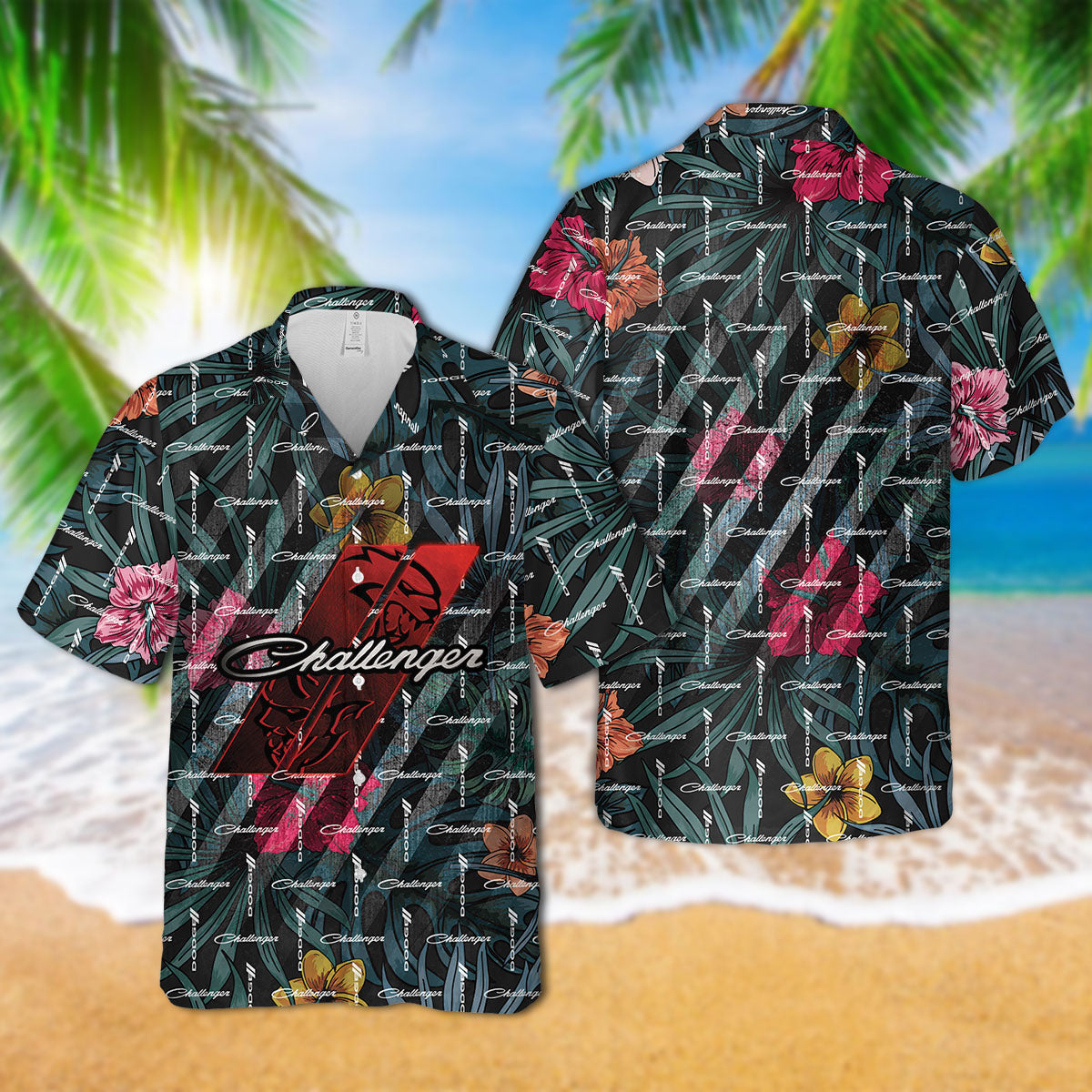 Challenger Emblem Art Hawaiian Shirt