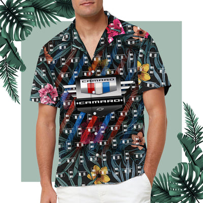 Camaro Emblem Art Hawaiian Shirt