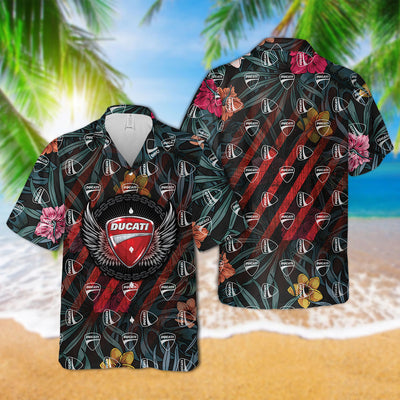 Ducati Emblem Art Hawaiian Shirt