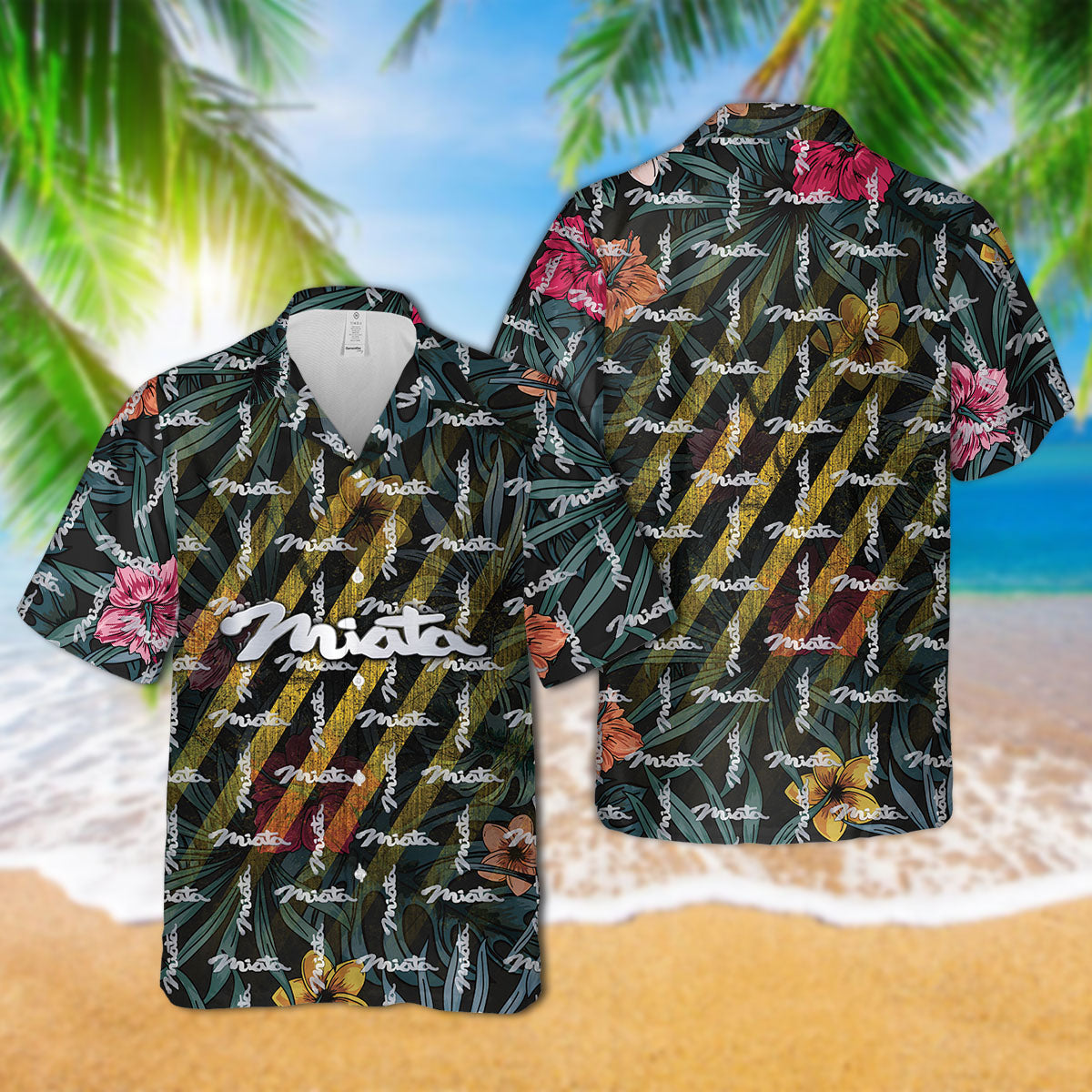 Miata Emblem Art Hawaiian Shirt