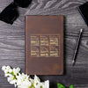 B.M.W Front View Collection Laser Engraved Leather Journal v.2