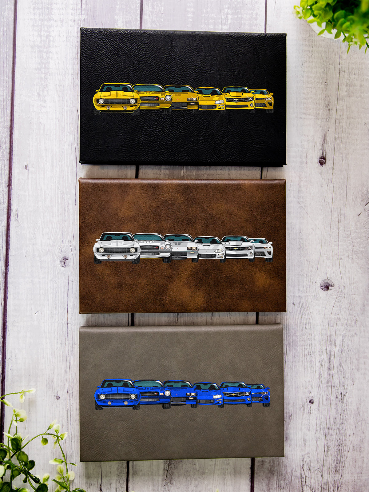 Camaro Evolution Art A5 Leather Journal