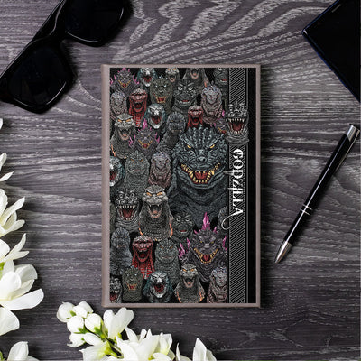 Godzilla Front Portrait Collection Art A5 Leather Journal