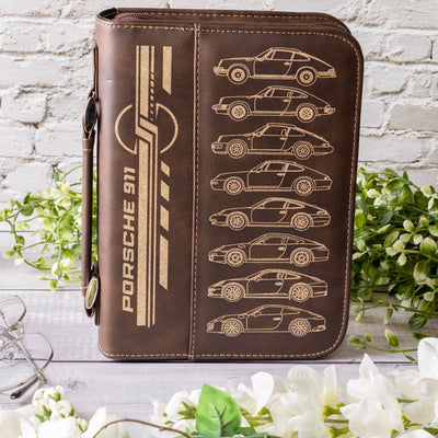 911 Silhouette Collection Leather Book Cover