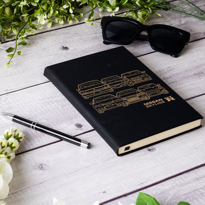 Skyline/GTR Front Collection Laser Engraved Leather Journal