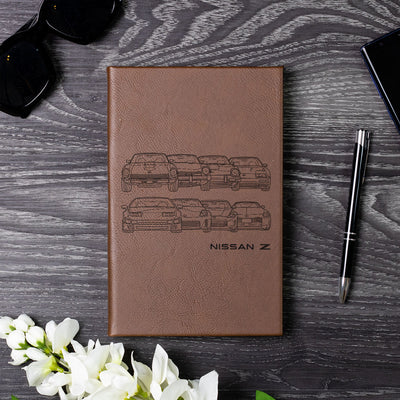Z Front Collection Laser Engraved Leather Journal