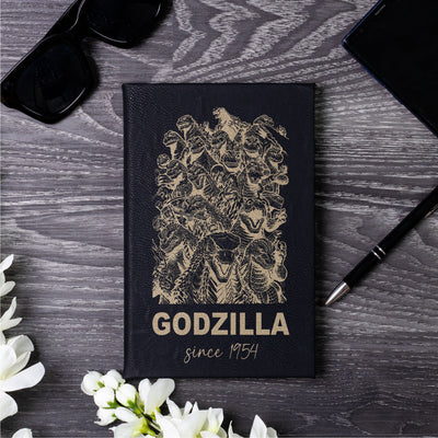 Godzilla Collection Art Journal - Laser Engraved Leather Journal v.2