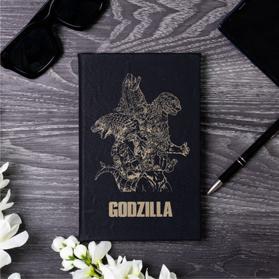 Godzilla Collection Art Journal - Laser Engraved Leather Journal v.2