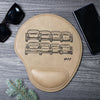 911 Evolution Engraved Leather Mouse Pad