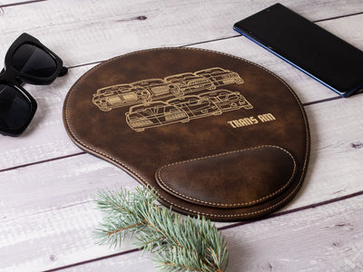 Trans Am/Firebird Evolution Engraved Leather Mouse Pad