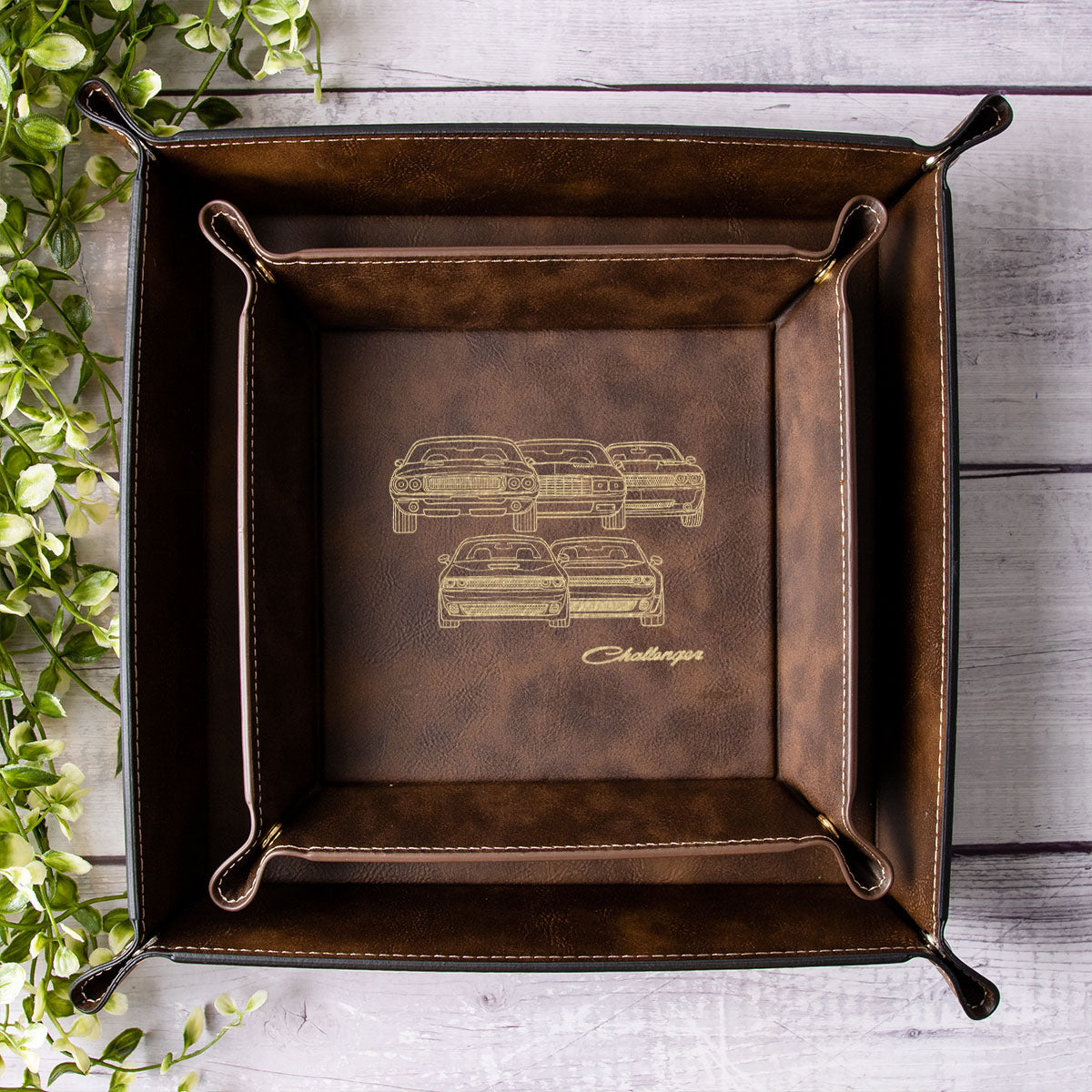 Challenger Evolution Leather Valet Tray