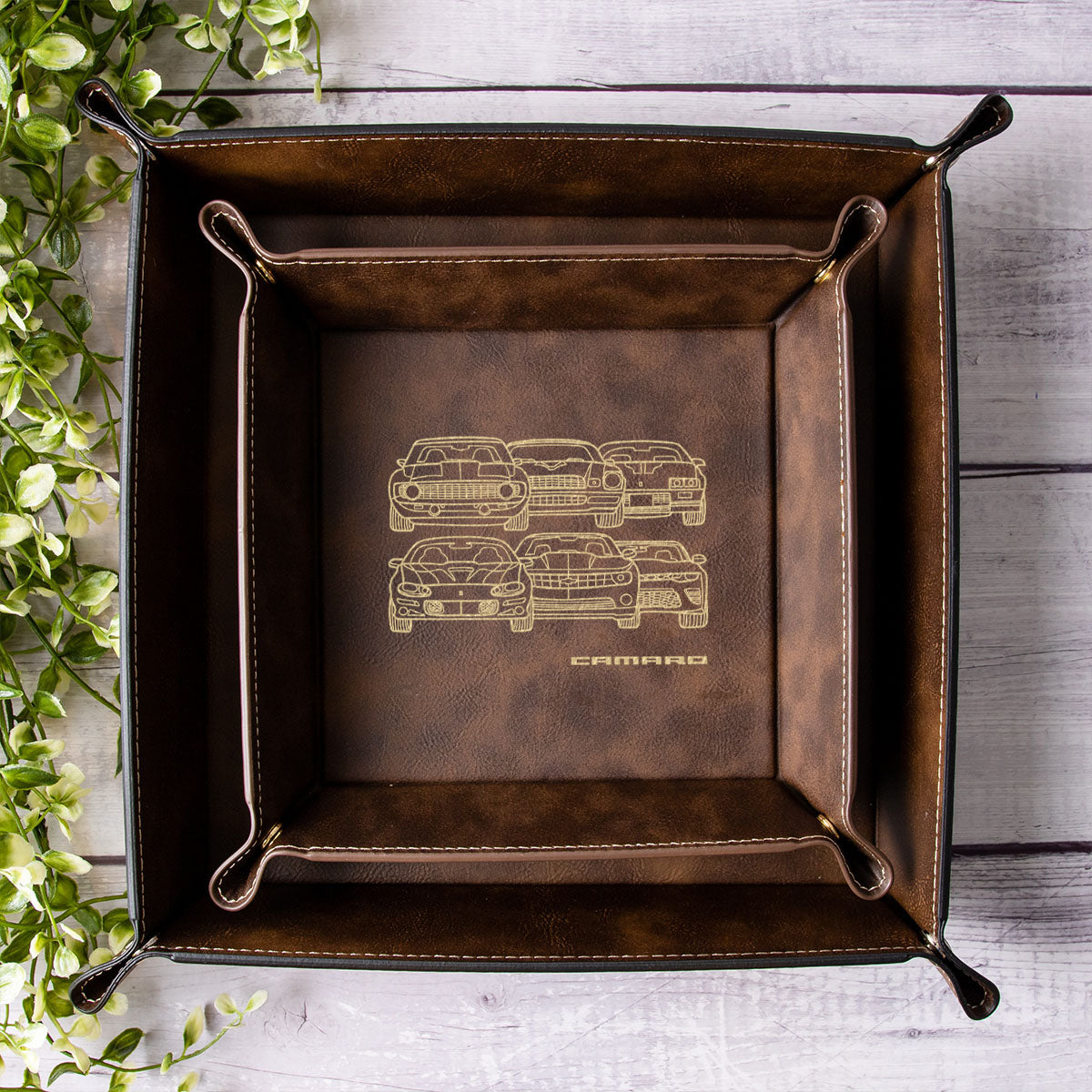 Camaro Evolution Leather Valet Tray