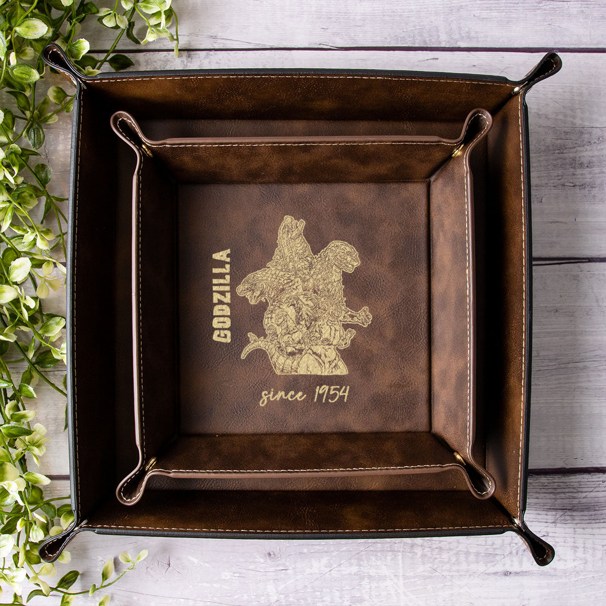 Godzilla Collection Art Leather Valet Tray