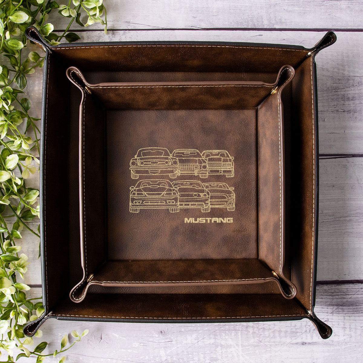 Mustang Evolution Leather Valet Tray