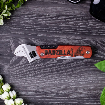 Godzilla Dad - Dadzilla Wrench Multi-Tool with Wood Handle